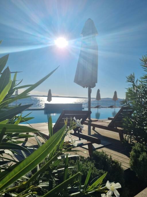Sunny Sky Punta Skala, See View, 75 M To The Beach Petrčane Exterior foto